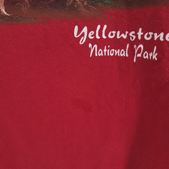 Vintage T-Shirt Unisex Yellowstone National Forest Wolf Pack Shirt XL - Picture 4 of 8